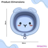 Multipurpose Baby Essential Wash Basin for Baby (Lion Sky Blue)